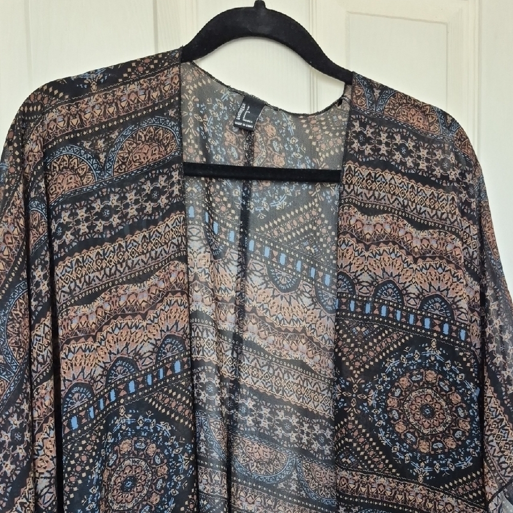 Bohemian Patterned Kimono
